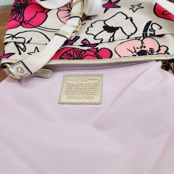 Coach Kyra Floral Print Shoulder bag Purse - Picture 14 of 14